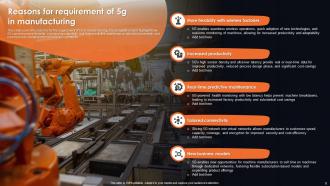 5G In Manufacturing Powerpoint Ppt Template Bundles Template Attractive
