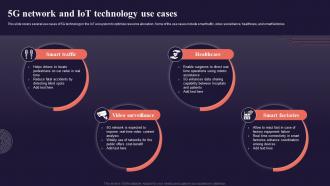 5g Network And Iot Technology Use Cases Introduction To Internet Of Things IoT SS