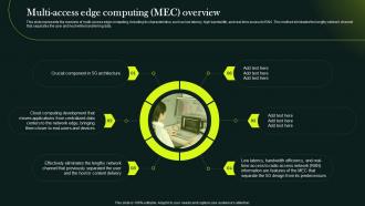 5G Network Technology Architecture Multi Access Edge Computing MEC Overview