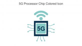 5G Processor Chip Colored Icon In Powerpoint Pptx Png And Editable Eps Format