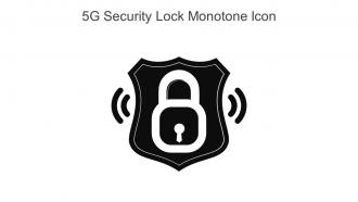 5G Security Lock Monotone Icon In Powerpoint Pptx Png And Editable Eps Format