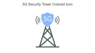 5G Security Tower Colored Icon In Powerpoint Pptx Png And Editable Eps Format
