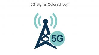 5G Signal Colored Icon In Powerpoint Pptx Png And Editable Eps Format
