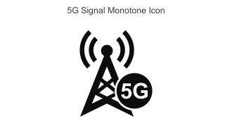 5G Signal Monotone Icon In Powerpoint Pptx Png And Editable Eps Format