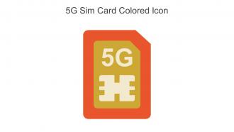 5G Sim Card Colored Icon In Powerpoint Pptx Png And Editable Eps Format