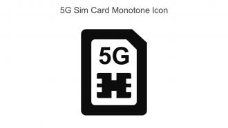 5G Sim Card Monotone Icon In Powerpoint Pptx Png And Editable Eps Format