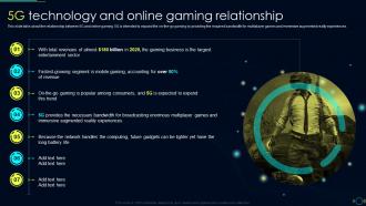 5G Technology And Online Gaming Relationship Comparison Between 4G And 5G