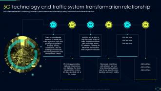5G Technology And Traffic System Transformation Relationship Comparison Between 4G And 5G