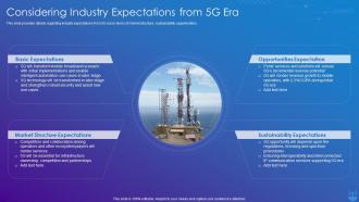 5G Technology Enabling Considering Industry Expectations From 5G ERA