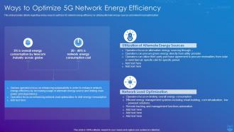 5G Technology Enabling Ways To Optimize 5G Network Energy Efficiency