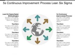 5s continuous improvement process lean six sigma kaizen methodologies cpb