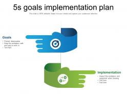 5s goals implementation plan