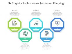 5s graphics for insurance succession planning infographic template