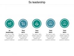 5s leadership ppt powerpoint presentation slides smartart cpb