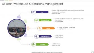 5S Lean Warehouse Operations Management