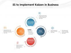 5s to implement kaizen in business