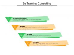 5s training consulting ppt powerpoint presentation ideas cpb