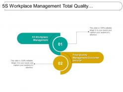 5s workplace management total quality management customer service cpb