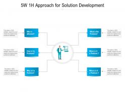 5w 1h approach for solution development