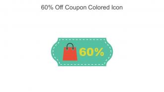 60 Persent Off Coupon Colored Icon In Powerpoint Pptx Png And Editable Eps Format