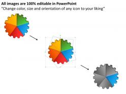94579804 style variety 1 gears 5 piece powerpoint presentation diagram infographic slide