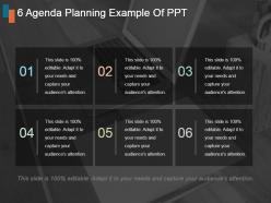 6 agenda planning example of ppt