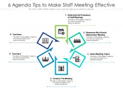 6 Agenda Tips To Make Staff Meeting Effective
