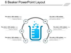 6 beaker powerpoint layout