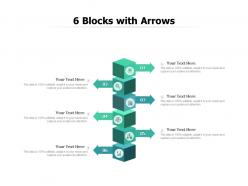 6 blocks with arrows