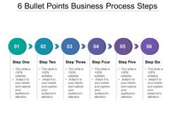 6 bullet points business process steps