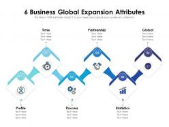 6 business global expansion attributes