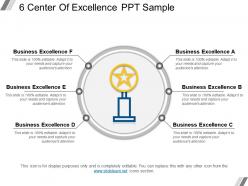 6 Center Of Excellence Ppt Sample