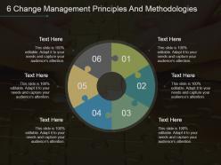 6 change management principles and methodologies example of ppt