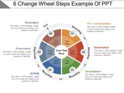 6 change wheel steps example of ppt