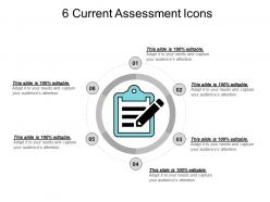 6 current assessment icons ppt images gallery
