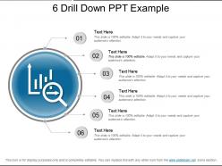 6 drill down ppt example