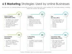 6 e marketing strategies used by online businesses