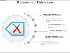 6 elements of delete icon