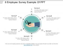 6 employee survey example of ppt