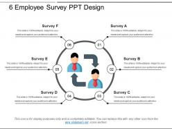 6 employee survey ppt design