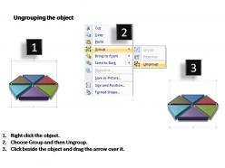6 factors hexagon diagram editable powerpoint templates