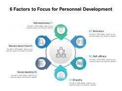 6 factors to focus for personnel development
