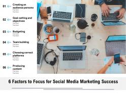 6 factors to focus for social media marketing success