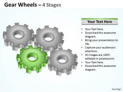 6 gear wheels 4 stages