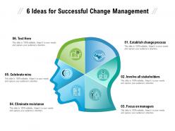 6 ideas for successful change management