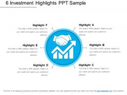 6 investment highlights ppt sample