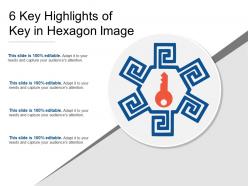 6 key highlights of key in hexagon image