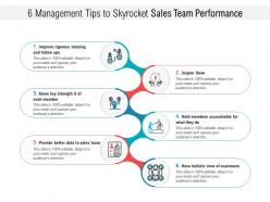 6 management tips to skyrocket sales team performance