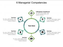 6 managerial competencies ppt powerpoint presentation file slideshow cpb