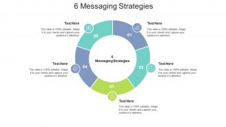 6 messaging strategies ppt powerpoint presentation infographic template example file cpb